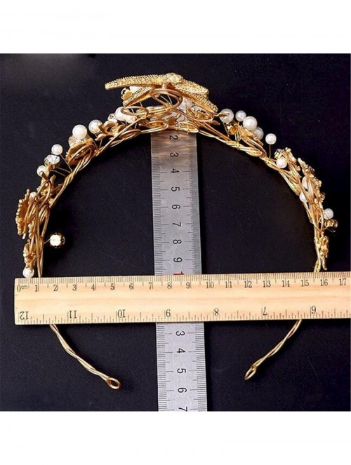 Headbands Mermaid Starfish Headband Hair Band Wedding Bridal Crown Tiara Jewelry(A1715) - CM1886E58LI $55.17