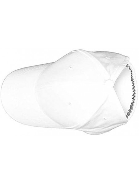 Baseball Caps Ponytail Baseball Glitter Ponycaps Adjustable - Y-white - CP18NI2DSOU $12.92