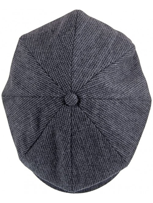 Newsboy Caps Union Newsboy Cap - Charcoal - CR1176L1MPP $32.68