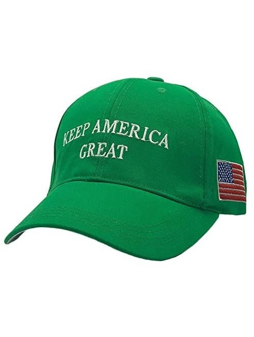 Skullies & Beanies Make America Great Again Donald Trump Cap Hat Unisex Adjustable Hat - 009 Keep-green - CC18NHQ437I $11.16