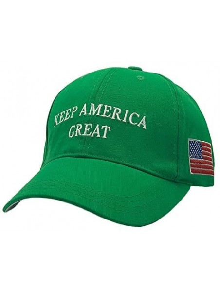 Skullies & Beanies Make America Great Again Donald Trump Cap Hat Unisex Adjustable Hat - 009 Keep-green - CC18NHQ437I $11.16