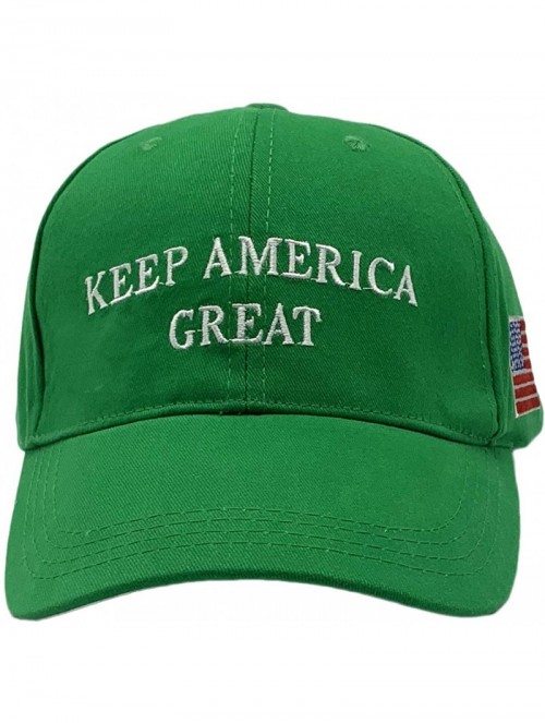 Skullies & Beanies Make America Great Again Donald Trump Cap Hat Unisex Adjustable Hat - 009 Keep-green - CC18NHQ437I $11.16