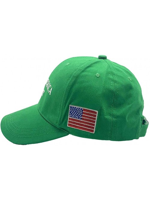 Skullies & Beanies Make America Great Again Donald Trump Cap Hat Unisex Adjustable Hat - 009 Keep-green - CC18NHQ437I $11.16