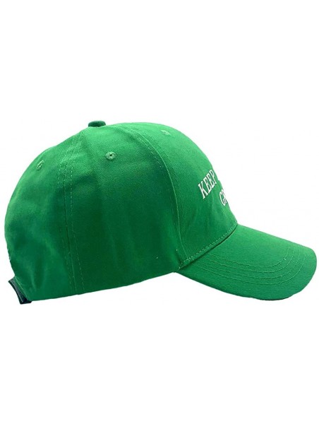 Skullies & Beanies Make America Great Again Donald Trump Cap Hat Unisex Adjustable Hat - 009 Keep-green - CC18NHQ437I $11.16