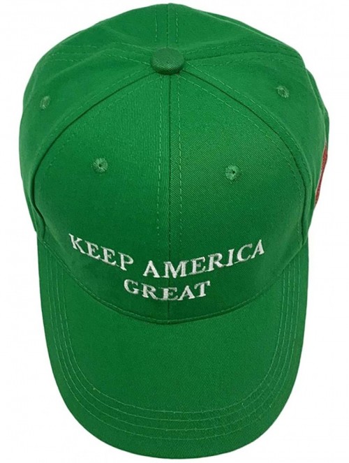 Skullies & Beanies Make America Great Again Donald Trump Cap Hat Unisex Adjustable Hat - 009 Keep-green - CC18NHQ437I $11.16