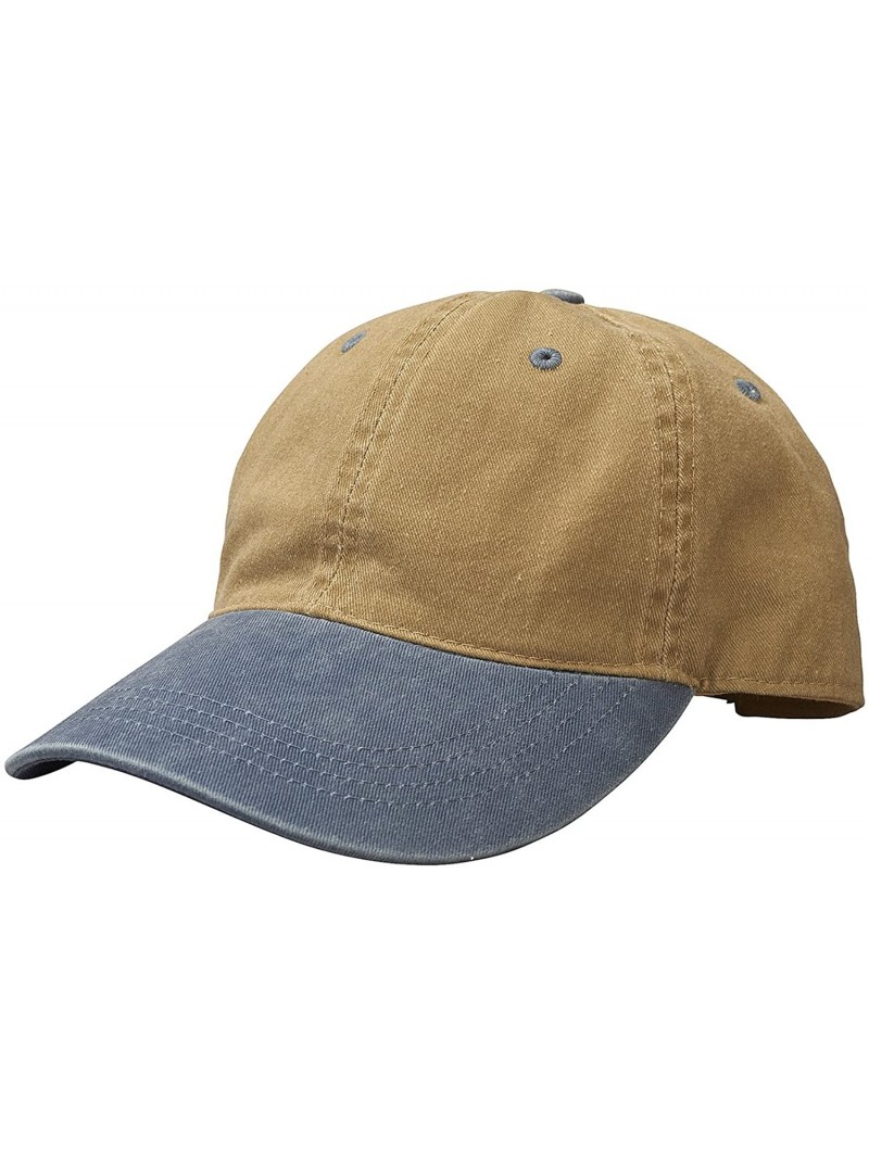 Baseball Caps Womens Canyon Cap - Khaki/Denim - CZ18E3U3ACU $21.80