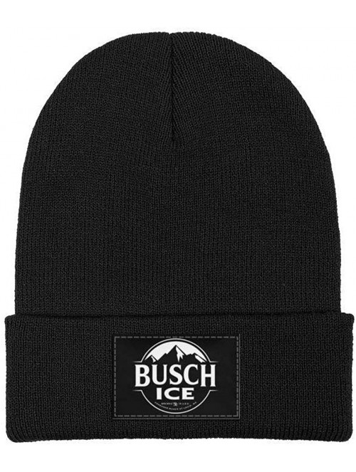 Skullies & Beanies Unisex Knit Hat Fishing-Master-Baiter-Hook- Warm Black Sport Watch Cap - Busch Light Beer - CX1929865A3 $3...