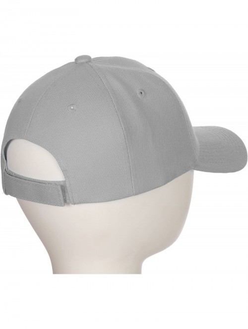 Baseball Caps Customized Initial U Letter Structured Baseball Hat Cap Curved Visor - L Grey Hat White Black Letter - CJ18I4E4...