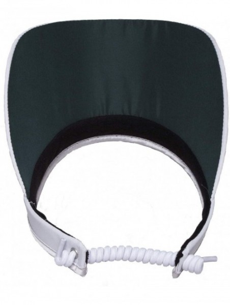 Visors Coil Bling Golf Visor - Wht Clr Dot - C2112JK1B2R $22.00