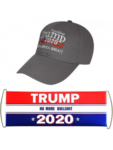 Baseball Caps Trump 2020 Hat & Flag Keep America Great Campaign Embroidered/Printed Signature USA Baseball Cap - Grey Star - ...