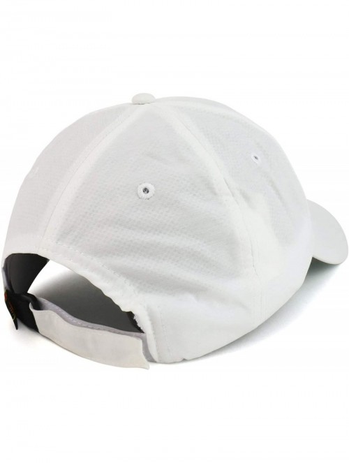 Baseball Caps Lightweight UV 50+ UPF Sunshield Long Bill Mesh Lined Cap - White - CM18T9GC8D0 $27.80