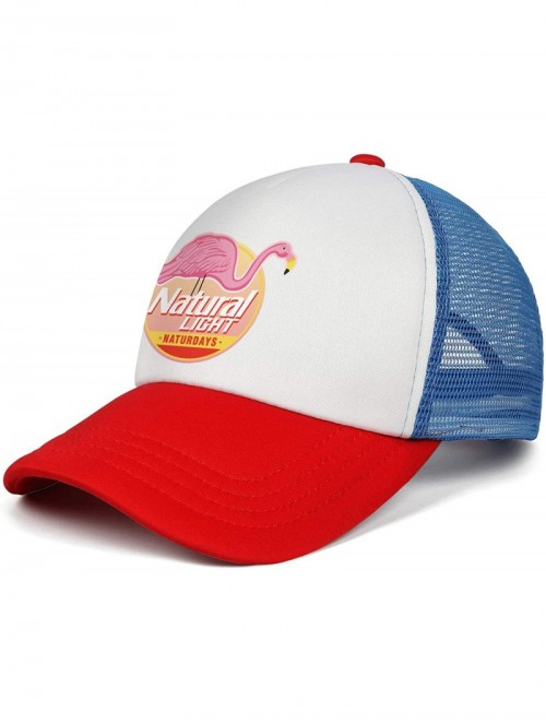 Baseball Caps Men Unisex Adjustable Natural-Light-Naturdays-Strawberry-Baseball Caps Cotton Flat Hats - Red-19 - CQ18WHNEMAW ...
