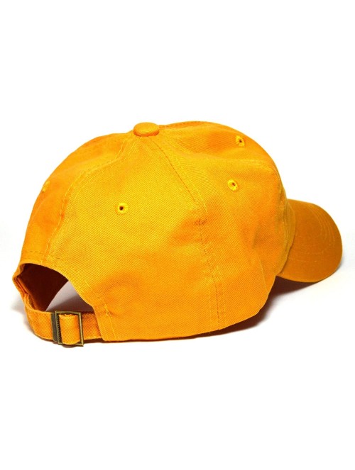 Baseball Caps Pineapple Hat Baseball Cap Polo Style Cotton Unconstructed Hats caps Multi Colors 2 - Mustard - CN1853SUWZM $13.42