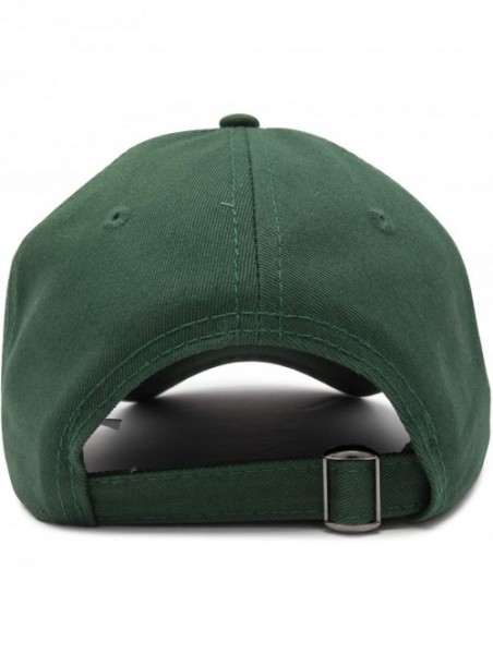 Baseball Caps Embroidered Mom and Dad Hat Washed Cotton Baseball Cap - Dad - Dark Green - C318Q3ET750 $12.17