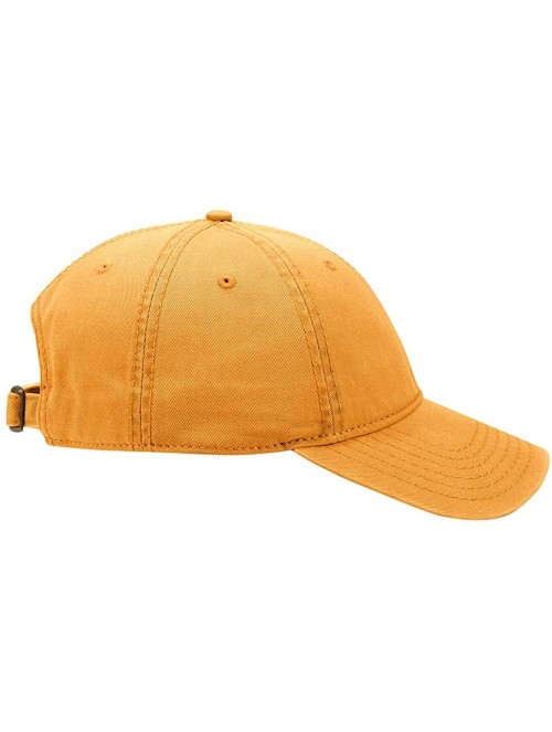 Sun Hats 6 Panel Low Profile Garment Washed Superior Cotton Twill - Gold - CV12IVB82J7 $16.99