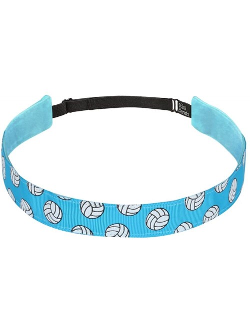 Headbands Non Slip Headbands for Girls - BaniBands Sports Headband - No Slip Band Design - Volleyball-turquoise - C217XWZ3HZW...