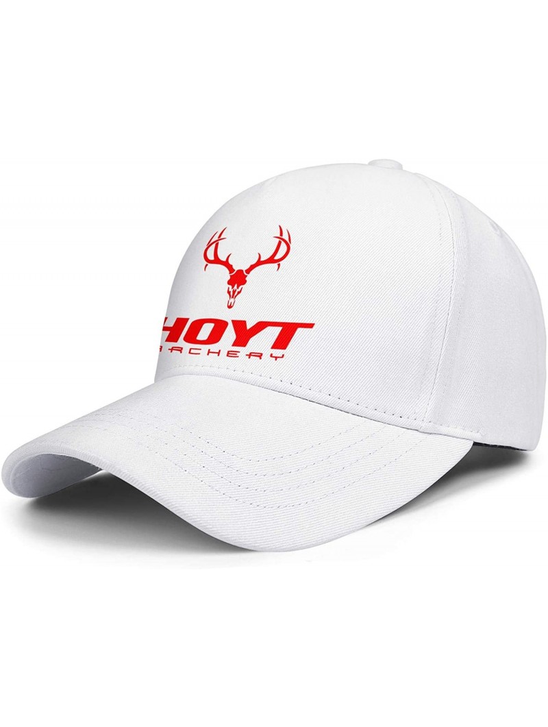 Baseball Caps Men Baseball Cap Fashion Adjustable Mesh Archery Red Dad Trucker Golf Hat - White-1 - C218A2WL2QR $20.95