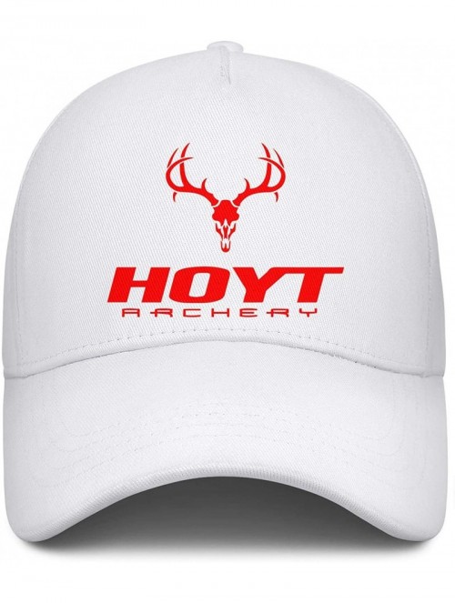 Baseball Caps Men Baseball Cap Fashion Adjustable Mesh Archery Red Dad Trucker Golf Hat - White-1 - C218A2WL2QR $20.95