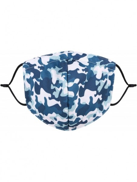 Balaclavas Reusable Washable Sports Dust Cover Bandana - A_1 Pack_camo Blue - CO199XIYAW7 $16.93