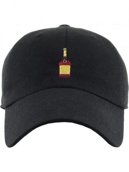 Baseball Caps Henny Leaf Fist Bottle Dad Hat Baseball Cap Polo Style Unconstructed - (1.1) Black Henny Bottle Classic - CF185...