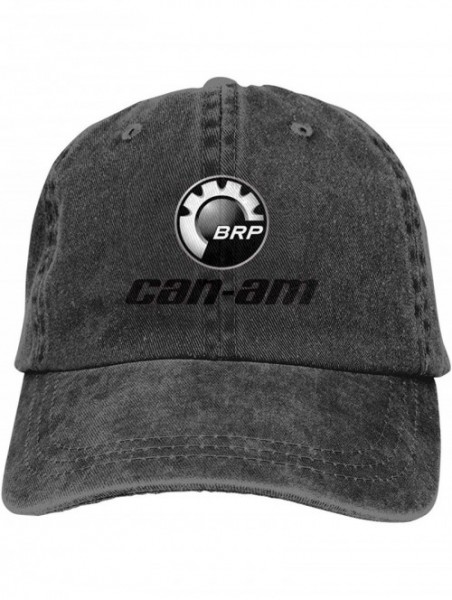 Baseball Caps Adult Can Am Logo Cool Cowboy Hat Unisex Adjustable Leisure Cap Black - Black - C918U5KLHES $24.75