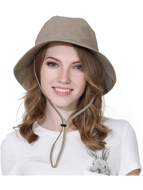 Sun Hats Unisex Outdoor Lightweight Breathable Waterproof Bucket Wide Brim Hat - UPF 50+ Sun Protection Sun Hats Shade - C018...