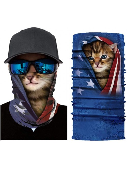 Balaclavas Seamless Bandana Protection Headwear Balaclava - Cat-02 - CC197X9W57K $11.40