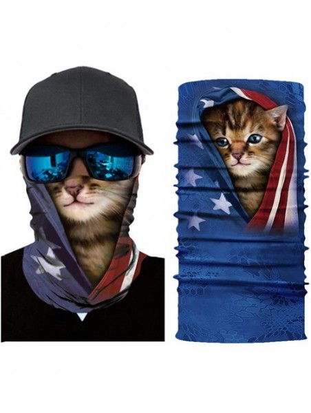 Balaclavas Seamless Bandana Protection Headwear Balaclava - Cat-02 - CC197X9W57K $11.40