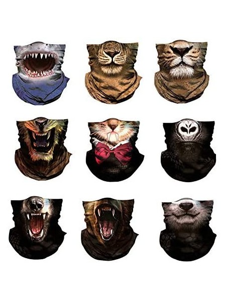 Balaclavas Seamless Bandana Protection Headwear Balaclava - Cat-02 - CC197X9W57K $11.40