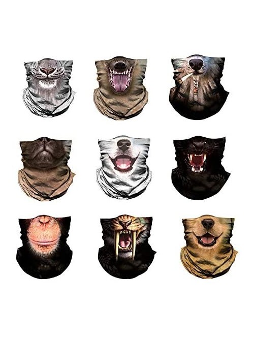 Balaclavas Seamless Bandana Protection Headwear Balaclava - Cat-02 - CC197X9W57K $11.40