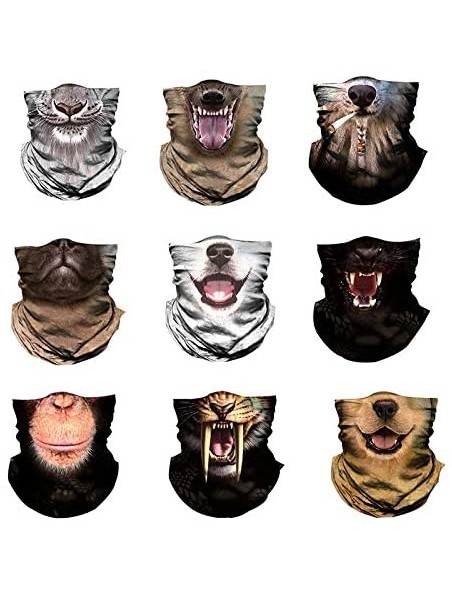 Balaclavas Seamless Bandana Protection Headwear Balaclava - Cat-02 - CC197X9W57K $11.40