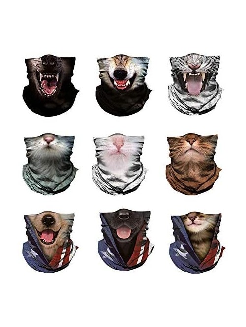 Balaclavas Seamless Bandana Protection Headwear Balaclava - Cat-02 - CC197X9W57K $11.40