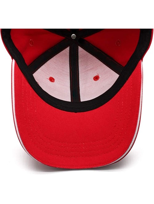 Baseball Caps Men Novel Baseball Caps Adjustable Mesh Dad Hat Strapback Cap Trucks Hats Unisex - Red-1 - C618AH0OM47 $17.63