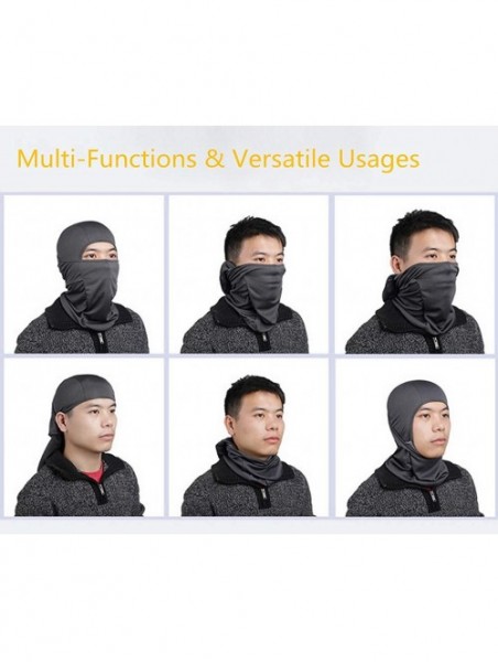 Balaclavas Balaclava Full Face Ski Mask Tactical Balaclava Hood Winter Hats Gear - Sun Protection-fushcia - CV18L856WY7 $12.29