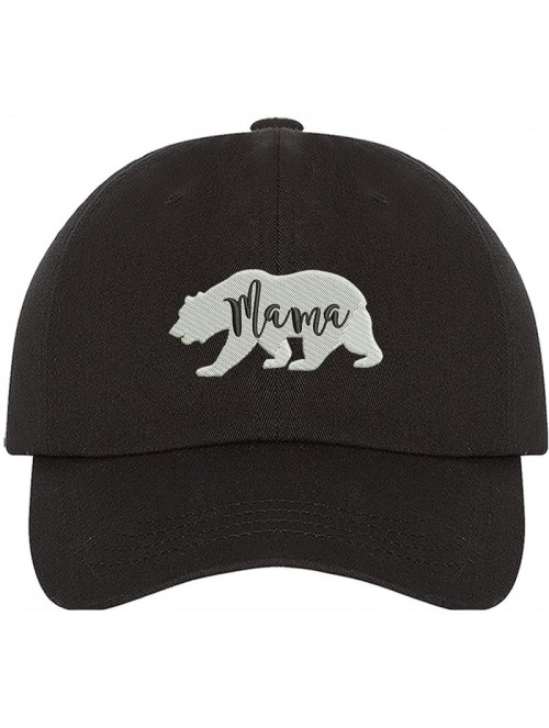 Baseball Caps Mama Bear Family Dad Hat - Black (Mama Bear Family Dad Hat) - CK18EOK03C5 $18.29