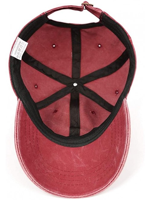 Baseball Caps Unisex Dad Cap Trucker Hat Casual Breathable Baseball Snapback Mesh Activity - Red-66 - C918ZA8RR6S $18.13