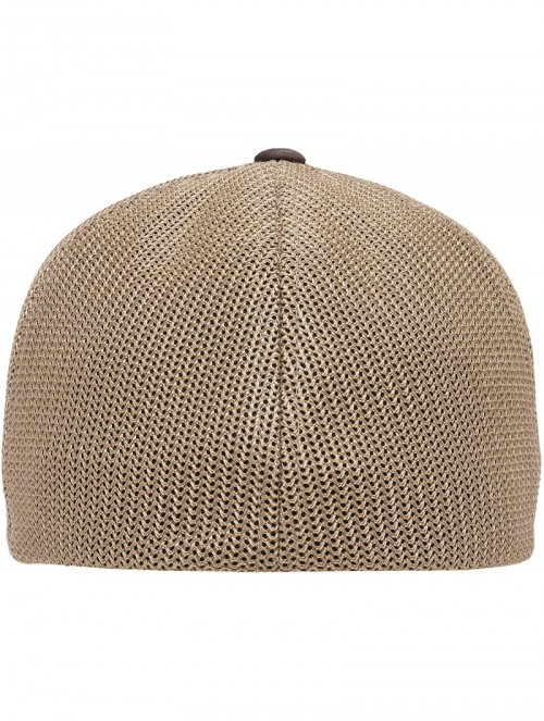 Baseball Caps Trucker Mesh Fitted Cap - Brown/Khaki - CM193H66DIS $9.89