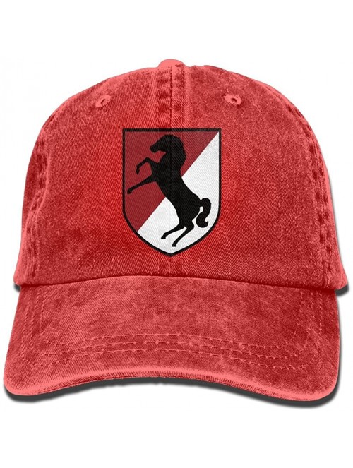 Cowboy Hats 11th Armored Cavalry Regiment Patch Trend Printing Cowboy Hat Fashion Baseball Cap for Men and Women Black - Red ...