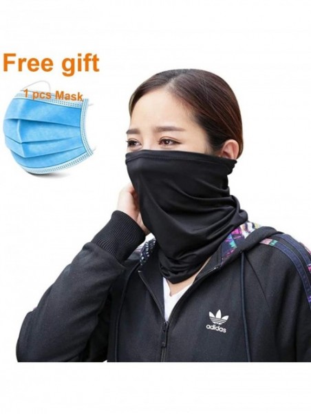 Balaclavas Bandana Rave for Men and Women Unisex Headwear Seamless Neck Gaiter - 1black and 1white Bandana - CO197WO9Y7T $17.67