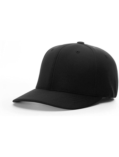 Baseball Caps Umpire Pulse R-Flex Blank Baseball Softball Cap FIT HAT - Black - CE1874L0GMI $14.04