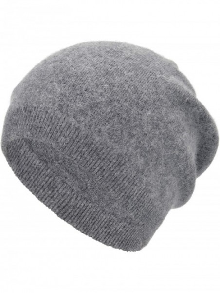 Skullies & Beanies Cashmere Slouchy Beanie Winter Warm Knit Hat for Women Men Cashmere Wool Knit Beanie Ski Skull Stocking Ca...