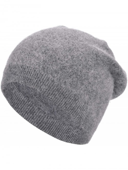 Skullies & Beanies Cashmere Slouchy Beanie Winter Warm Knit Hat for Women Men Cashmere Wool Knit Beanie Ski Skull Stocking Ca...