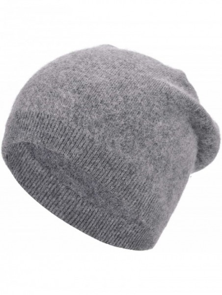 Skullies & Beanies Cashmere Slouchy Beanie Winter Warm Knit Hat for Women Men Cashmere Wool Knit Beanie Ski Skull Stocking Ca...