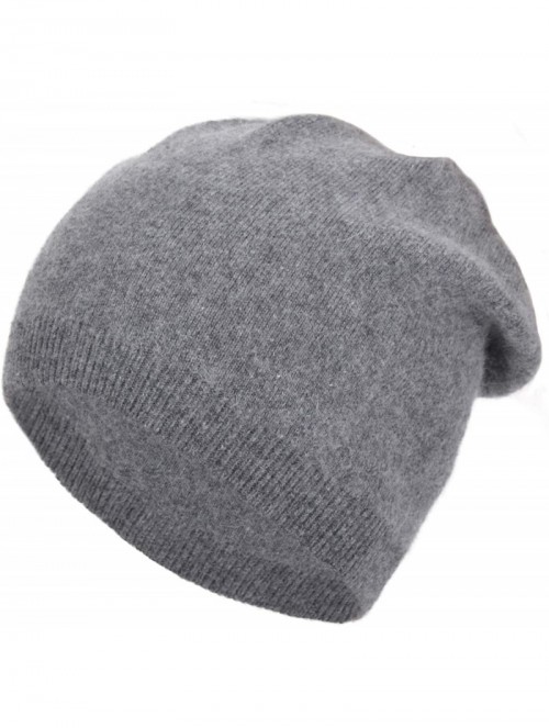 Skullies & Beanies Cashmere Slouchy Beanie Winter Warm Knit Hat for Women Men Cashmere Wool Knit Beanie Ski Skull Stocking Ca...