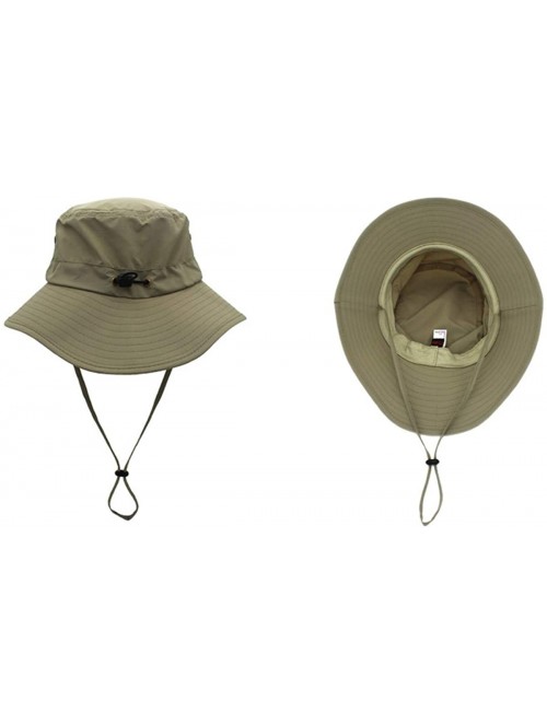 Sun Hats Unisex Outdoor Lightweight Breathable Waterproof Bucket Wide Brim Hat - UPF 50+ Sun Protection Sun Hats Shade - C118...