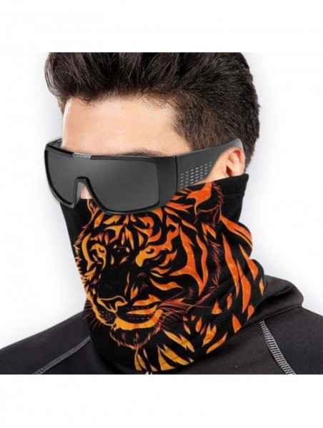 Balaclavas Neck Gaiter Headwear Face Sun Mask Magic Scarf Bandana Balaclava - Cool Tiger - CM197SEQYTN $19.05