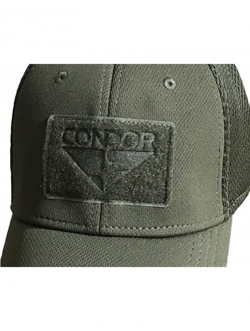 Baseball Caps Condor Flex Mesh OD Green Tactical Cap Bundled with Two Armorbilt Patches - CM188AG09GS $23.81