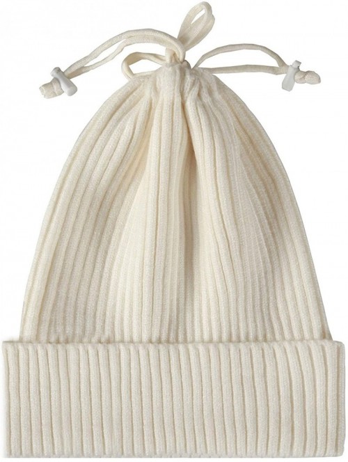 Skullies & Beanies Womens Winter Warm Cable Knitted Beanie Hat Fleece Lined Knit Skullies Cap - White - CY18YSEYZ7D $9.95