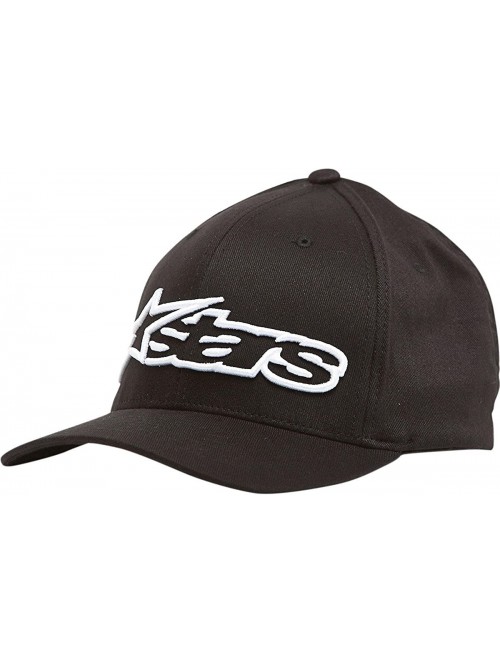 Baseball Caps Men's Blaze Flexfit Hat - Black/White - CS11KER25QN $41.83