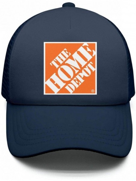 Baseball Caps Mens Womens Adjustable The-Home-Depot-Orange-Symbol-Logo-Custom Running Cap Hat - Navy-blue-14 - CS18QH3ULK4 $2...